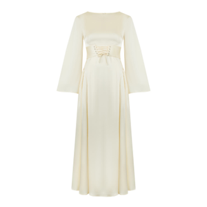 Opal Faux-Corset Maxi - Ivory (XXL)