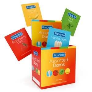 Pasante Oral Dams Assorted 36 Pack