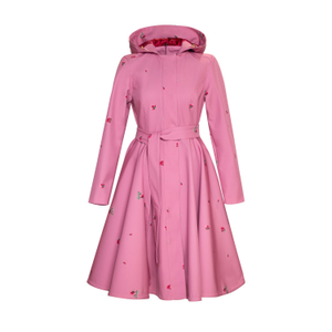 Pink Coat With Full Circle Skirt: Raspberry Sorbet (S)
