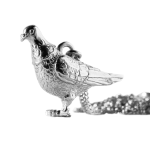 Pigeon Necklace - Silver