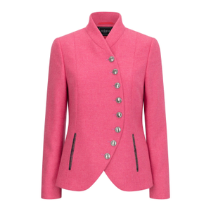 Pink Catherine Curve Tweed Jacket (XXL)