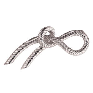 Platinum Loop Brooch, Series Trésor