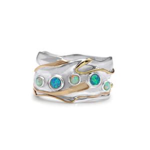 Quintet Of Fire Opals Ring (N (UK))