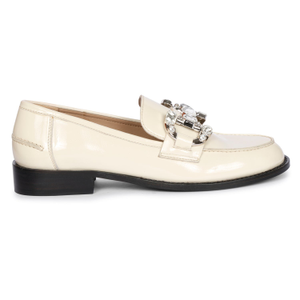 Saint G - Livia Patent Loafers Footwear - Off White (7 UK)