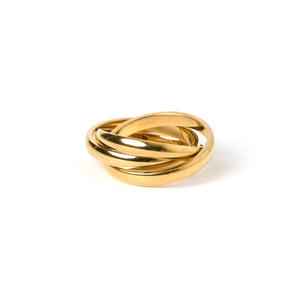 Sasha Trio Ring - Gold (R (UK))