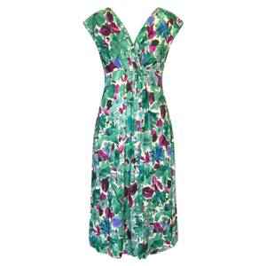 Sara Midi Dress In Paradise Green (XS)