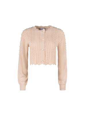 Scalloped Pearl Cardigan (XXL)