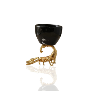 Scorpion Black Marble Mini Bowl