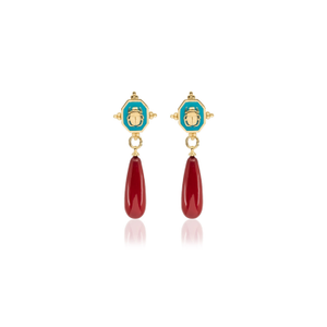 Scarazure - Scarabee Earrings