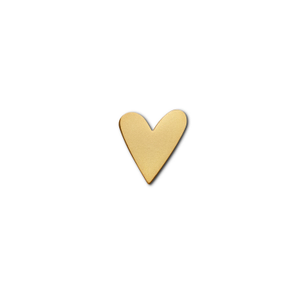 Golden Metal Pin Little Golden Heart