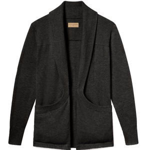 Hemingway Lightweight Slim Fit Cardigan - Graphite (L)