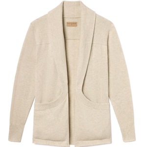 Hemingway Lightweight Slim Fit Cardigan - Oat (L)