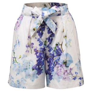 Macro Floral Print Short (XS)