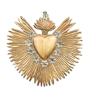 Shining Rays Golden Heart