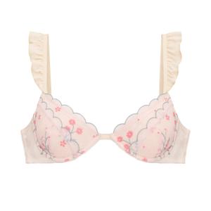 Sirena In Scallop Lace Bikini Top (S)