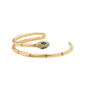 Snake 'Little Dragon' Cuff Bracelet (one size)