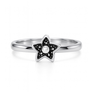Sterling Silver Sea Star Ring – Adjustable Symbolic Beach-Inspired Ring For Women