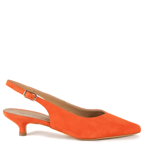 Tanita Orange Suede Slingback (5 UK)