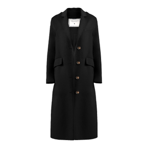 Tainted Love Longline Coat - Black (L)