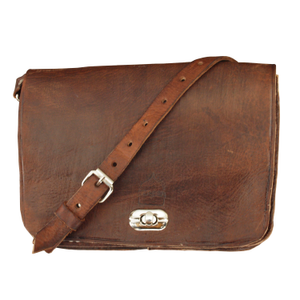 The Kenitra Cross-Body Bag In Dark Brown