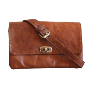 The Kenitra Soft Cross-Body Bag In Tan