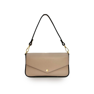 The Munro Blush Leather Shoulder Bag