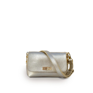 The Maisie Mini Gold Leather Bag