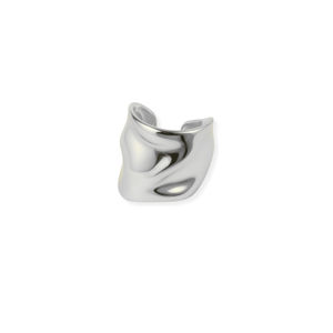The Medium Sterling Silver Ear Cuff Silver (one size)