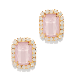 The Pink Reef Gem Stud In Ballet Pink