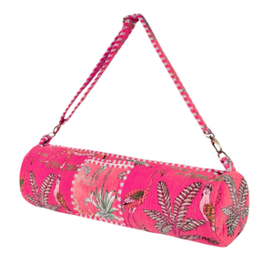 The Velvet Yoga Bag In Pink