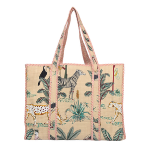The Jungle Tote In Cream