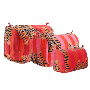 Tibetan Tiger Velvet Mixed Three Piece Travel Set