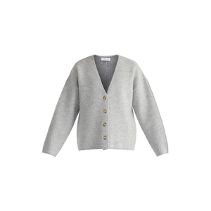 Two-Tone Cardigan In Grey (S/M)