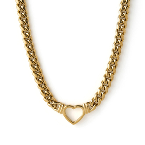 Valentine Necklace - Gold (one size)