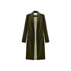 Velvet Olive Blazer (L)
