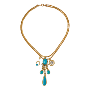 Vintage Turquoise Dream Layered Necklace
