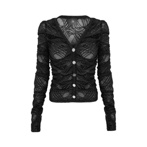 Wanted Black Lace Cardigan (XS)