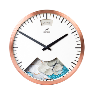 Weather Art Clock - Copper Plated (one size)