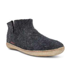 Women's Classic Boot - Black With Natural Crepe Rubber Sole (5 UK)