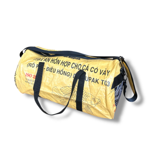 Yellow Fish Retro Duffel