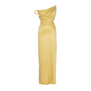 Zaia Off-Shoulder Maxi Dress In Yellow (S)