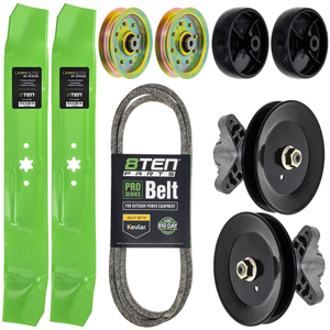 Blade Spindle Belt Idler Deck Wheel Kit For Yard-Machines Yard-Man Huskee MK1013530