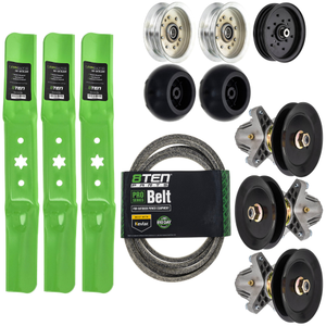 Blade Spindle Belt Idler Deck Wheel Kit For Cub Cadet Troy-Bilt Craftsman