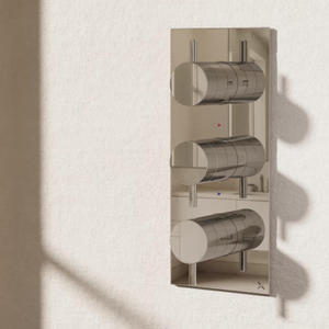 Crosswater MPRO 3 Outlet, 3 Handle Concealed Thermostatic Shower Valve