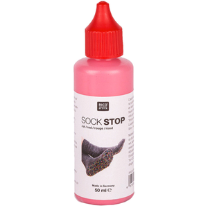 Flacon latex anti-dérapant pour chaussettes - Rouge