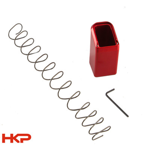 HK P30, VP9 Magazine Extension Kit - +10 - Cerakote Red - BLEMISHED