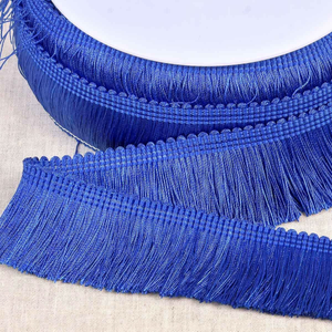 Frange épaisse 45 mm - Bleu roi