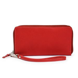 Classic Long Envelope Wallet, Natural Leather Purse For Everyday Use