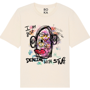 I Am Just Dealing With Stuff Organic Cotton T-Shirt (L)