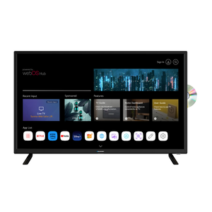 Blaupunkt 32" HD Smart TV with Built-in DVD Player & 12V Car Charger